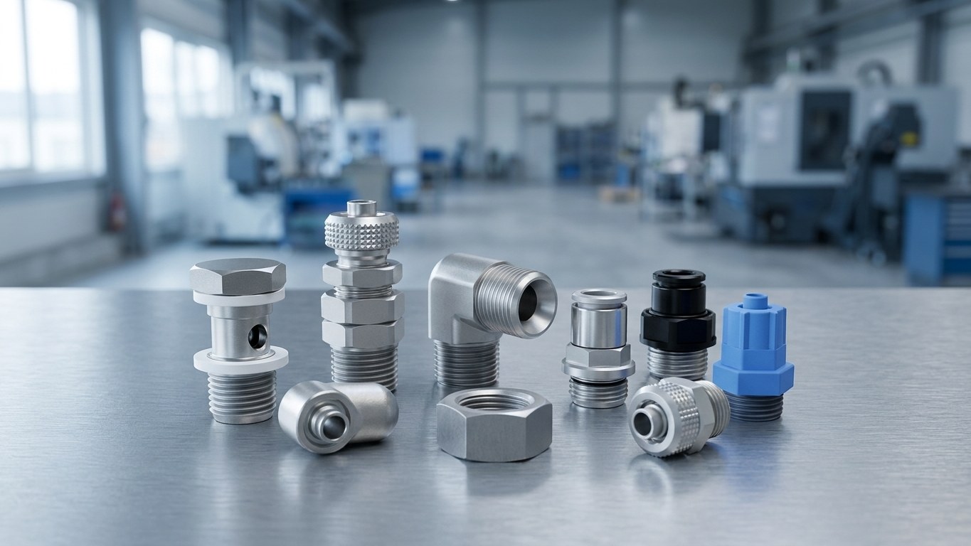 Pneumatic Fittings — Push-in Fittings for Compressed Air Connection Technology