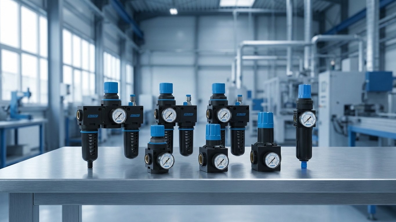 Regulatoare filtrante pentru aer comprimat – filtru și regulator combinat