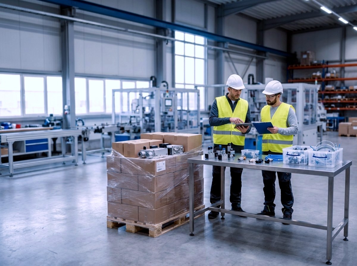 Lieferung, Zubehör und Beratung