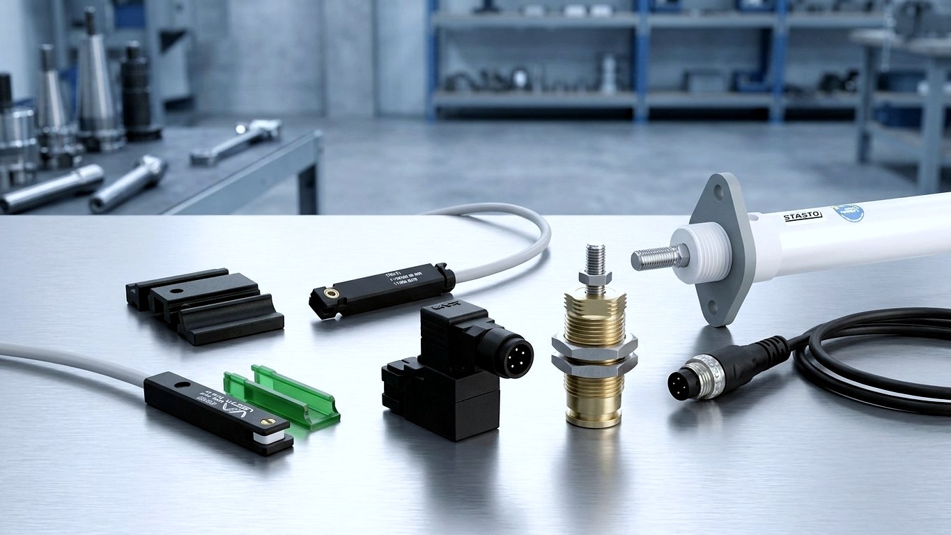 Senzori magnetici pentru cilindri pneumatici – senzori Reed și electronici