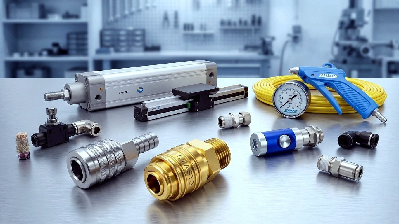 Distribuitor pneumatic multiplu – distribuitoare push-in pentru repartizarea aerului comprimat