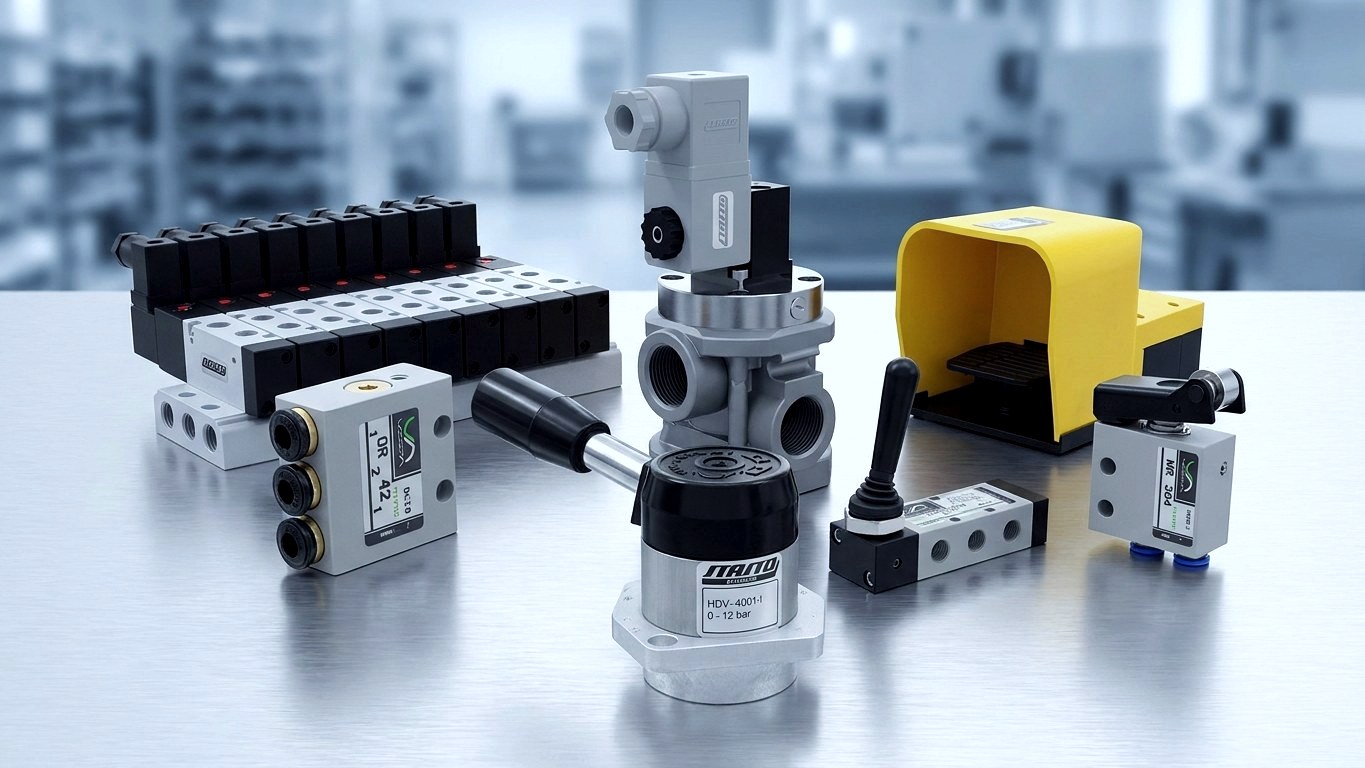 4/3-way pneumatic directional control valves: choosing the right HDV series rotary spool valve