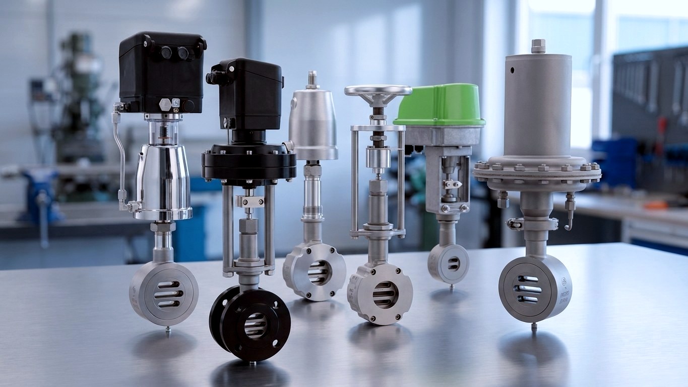 Ventile pneumatice cu sertar - ventile de reglare cu acționare pe piston și pe membrană