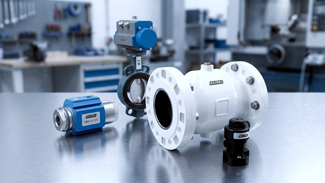 Supape cu manșon pneumatice – vane cu manșon pentru medii abrazive și agresive