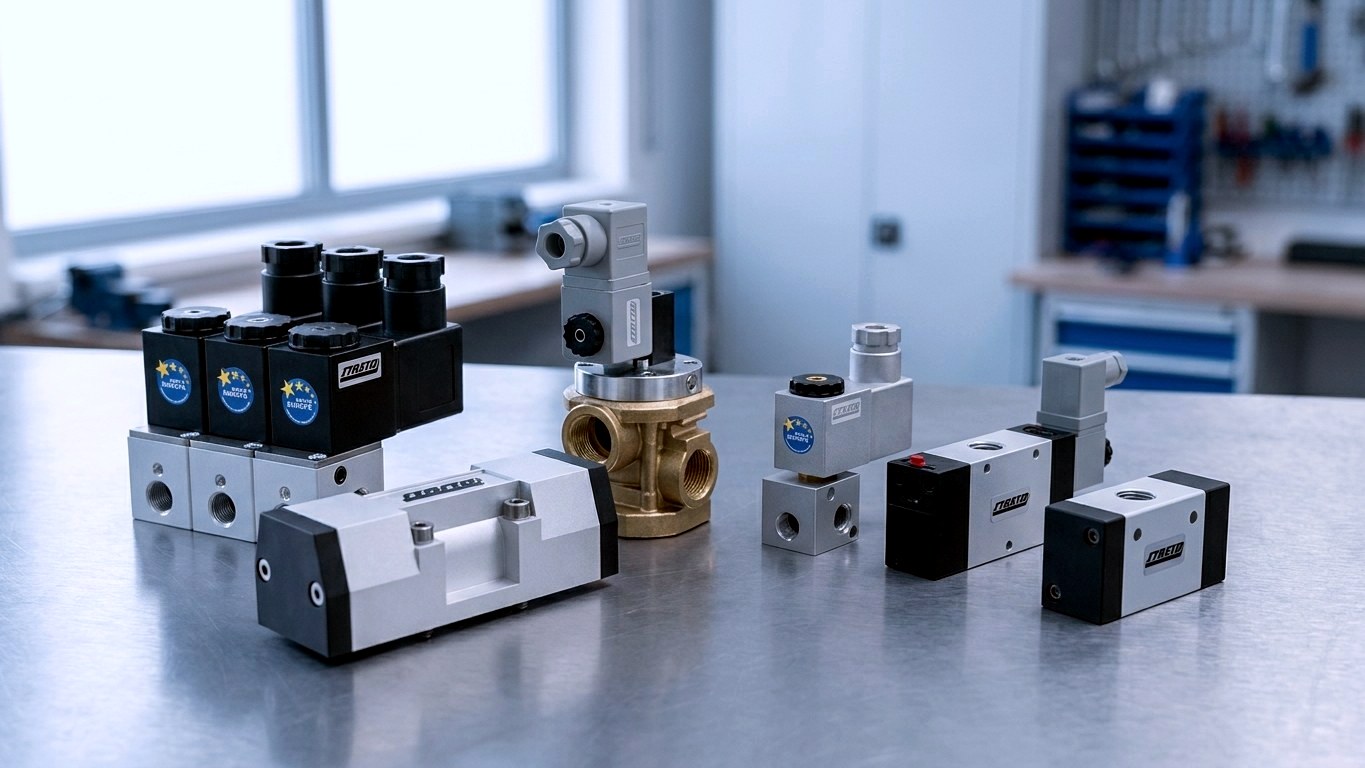 Distribuitoare cu 3/2 căi pentru aer și vid – ventile cu scaun din seria PV32W