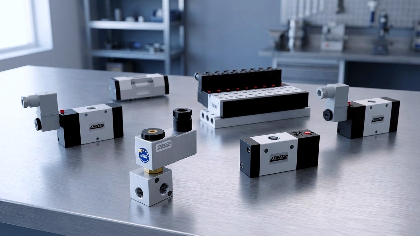 Supape cu distribuitor cu acționare pneumatică – comandate pe aer în 3/2, 5/2 și 5/3