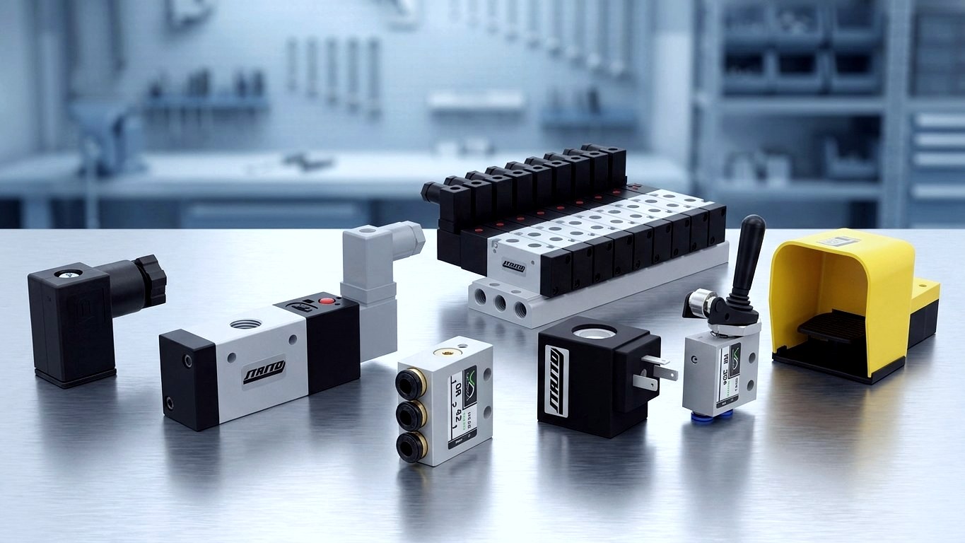 Bobine electromagnetice și conectori pentru electrovalve de distribuție