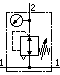 Druckregler mit durchgehender Druckversorgung Serie Modul RE03-AT
