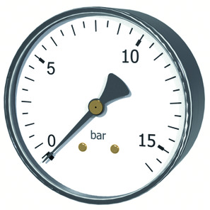 Bourdon tube manometer MA001-50R-1,6