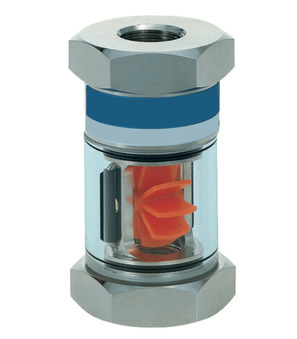 Flow indicator Messing vernickelt-G3/4"-1,4...25