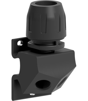 Conector în T 45° cu montare pe perete 16-1/2"