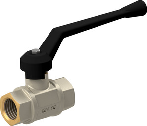 Ball valve made of brass BA006-14-L