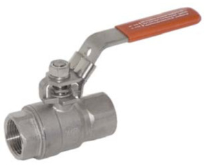 Ball valve made of stainless steel BA174-38-L
