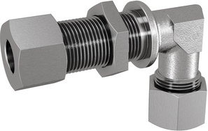 Bulkhead union elbow 30-S