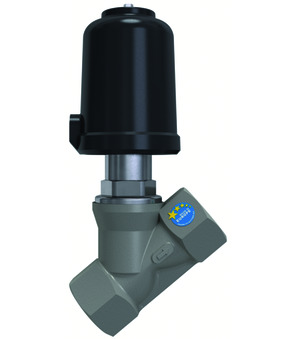 Pneumatically operated seat valve SE18-D32-ST51
