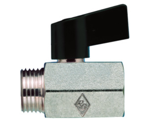 Ball valve made of brass BA195-14-L