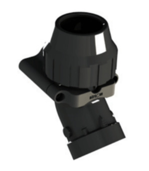Conector unghiular 45° cu montare pe perete 25-3/4"