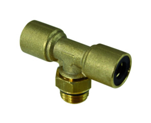 Adjustable male stud branch tee PIB21-06-M14X1,5-B-0-G