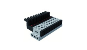 Baterie valvă de 3 ori 1/8"-24VDC