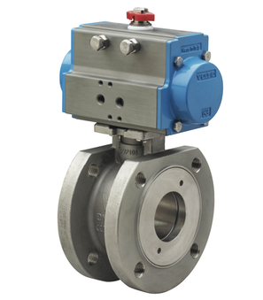 Robinet cu bilă cu flanșă cu actuator rotativ pneumatic BA282-65-S0-A