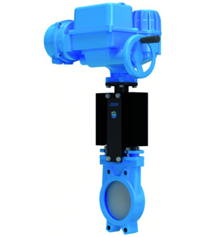 Supapă cu cuțit cu acționare electrică A1MD2HS3-B-150-B-01