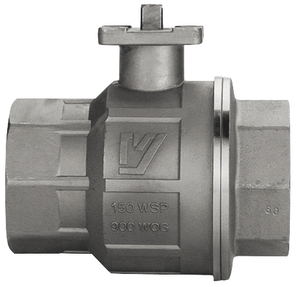 Ball valve made of stainless steel BA081-34-B-3C