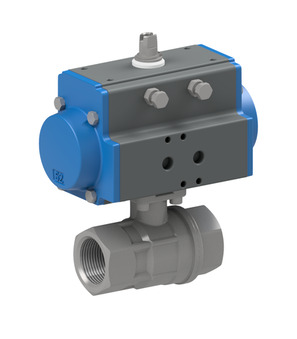 Ball valve with pneumatic actuator BAB1-004-SSTV-D0B-ABS51-C001-03-C002-31-6