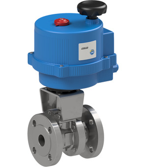 Flanged ball valve with electrical actuator BA044-150-0C-01