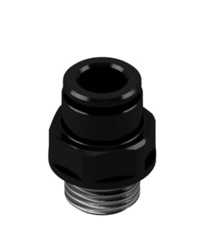 Straight male stud fitting PI12-08-18-P-0-YA