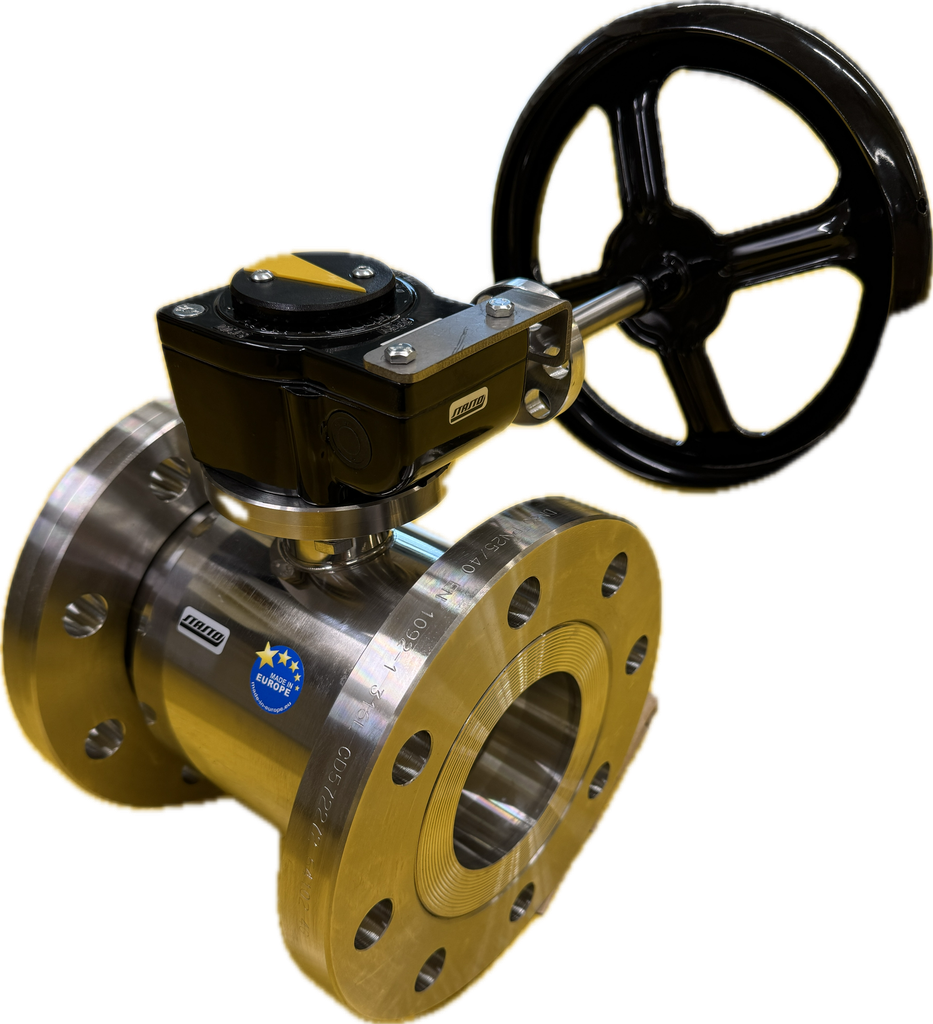 Robinet cu bilă cu flanșă BA489-80-GLD-A0H3C