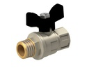 Ball valve made of brass BA862-F10-TH