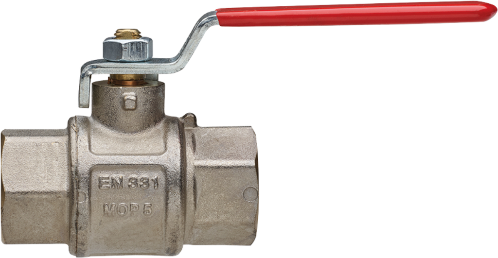 Ball valve made of brass BA007-112-L