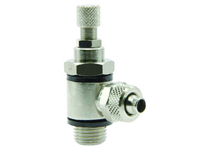 Banjo flow control valve 1/4"-6/4