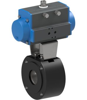 Flanged ball valve with pneumatic actuator BADA-025-CITV-D0