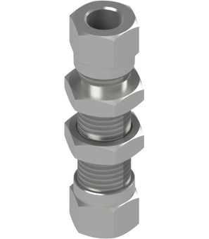 Straight bulkhead connector DI27-06-N