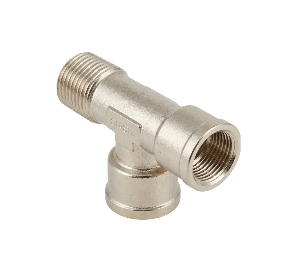 T-adapter Female thread/Female thread/Male thread 1/8"
