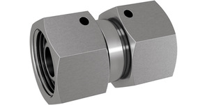 Straight adapter with swivel nut A-GZ10L71