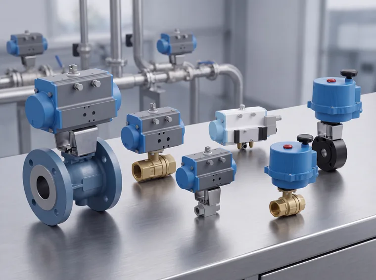 Ball valves - automatically operated