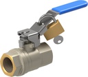 Ball valve made of brass BAA1-009-BLTT-MZL