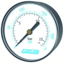 Bourdon tube manometer MA001-50R-4-D