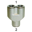 Y-connector 12-12