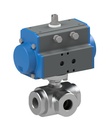 Robinet cu bilă cu actuator rotativ pneumatic BA541-212-S0