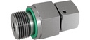 Male stud adapter with swivel nut A-EGE08SR1/4ED71