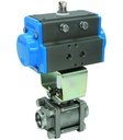 Robinet cu bilă cu actuator rotativ pneumatic BA175-15-D0-AB