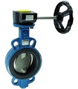 Butterfly valve with manual gear box BUW6-500-DPN-G