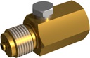 Impact absorber for manometers 1/4"-Messing-250-19-120