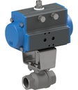 Robinet cu bilă cu actuator rotativ pneumatic BA069-112-S0