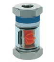 Flow indicator 1.4305-G1/2"-1,4...12
