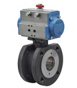 Robinet cu bilă cu flanșă cu actuator rotativ pneumatic BA353-40-S0-A