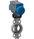 Supapă fluture cu actuator rotativ pneumatic BUW0-300-SSIQ-SF2